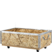 東谷 キャスター付 スタッキングボックスS LFS-171（直送品）