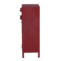 【軒先渡し】ヤマソロ Caleb カレブ ラージスタンドポスト 宅配ボックス レッド 幅400mm 1台（直送品）