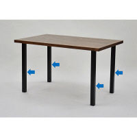 エイ・アイ・エス DIY用テーブル角脚 4本セット ブラック 高さ670mm TBK-50SP_BK（直送品）