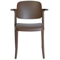 cerantola（チェラントラ） COLOS（コロス） ピアッツァ2チェア アーム付 2脚セット ブラウン piazza2/brown（取寄品）