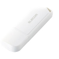 USBメモリ 4GB USB2.0対応 キャップ式 セキュリティ機能対応 ストラップホール付 ホワイト MF-HMU204GWH エレコム 1個