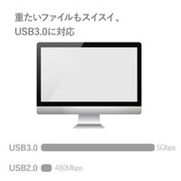 エレコム USBメモリ/16GB/USB3.0/ブラック MF-HSU3A16GBK 1個（直送品）