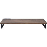 YAMAZEN コンセント付 デスク上スタンド 幅590×奥行250×高さ85mm DTSE-5925(ABR/SBK) 1台