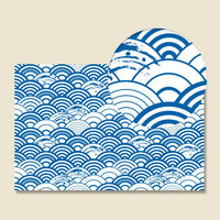 【ケース販売】シモジマ HEIKO 包装紙 半才並口 青海 002200303 1ケース(100枚入×10袋 合計1000枚)（直送品）