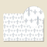 【ケース販売】HEIKO 包装紙 全判 マドンナリリー 銀 002351201 1ケース(100枚入×5袋 合計500枚)（直送品）