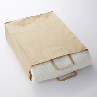 【ケース販売】HEIKO 紙袋 25チャームバッグ 平手 2才 未晒無地 003262501 1ケース(50枚×6袋 計300枚)（直送品）