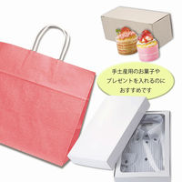 シモジマ 25チャームバッグ 32-4 クレナイ 003268100 1セット(1束(50枚)×4)