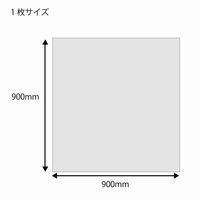 シモジマ Nポリ風呂敷 900角 透明 水玉 006685106 1セット(10枚×50袋 合計500枚)（直送品）