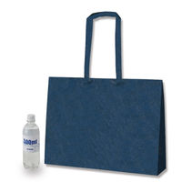 シモジマ Fバッグ Lショルダー 紺 008739502 1セット（10枚入×10束）（直送品）