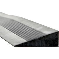 トラスコ中山 TRUSCO 屋内外用段差解消スロープ H15XW35XL1000 黒 TDME-15BK 1本 856-6929