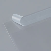 キングコーポレーション 長3 クリア封筒 テープ付 CFN3Q100 1セット(100枚入×2パック)