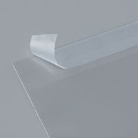 キングコーポレーション 長3 クリア封筒 テープ付 25枚入 CFN3Q25 1セット(4パック(25枚入×4))