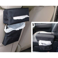 星光産業 ティッシュ&ゴミ箱BK EH172 1個