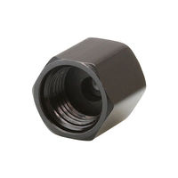 大橋産業 エアーバルブキャップ ブラック(4個入り/アルミ) 1110 1個