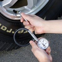 大橋産業 ダイヤフラム式 ホース付タイヤゲージ 1224 1個