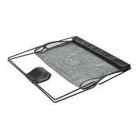 【荷物入れ】レザー調ハンモック型メッシュバスケット 1個 ストリックスデザイン