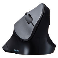 ワイヤレスマウス　無線　静音　5ボタン　大型サイズ　ブルーLED　MA-ASWBL43BK　サンワサプライ　1個（直送品）