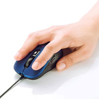 サンワサプライ 有線ブルーLEDマウス MA-BL114BL 1個