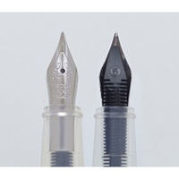エルバン カートリッジインク用 万年筆 スケルトン hb-pen06 1セット(1本×2)