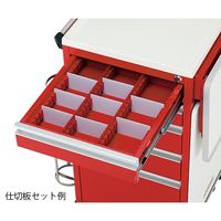 アズワン とっても静かな救急カート TSE-R 1台 7-4512-01（直送品）