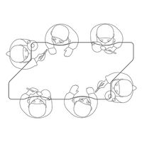 アズワン 食事用テーブル 継ぎ足タイプ 7-3435-02 1台（直送品）