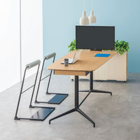 【組立設置込】FURSYS Beconn台形天板テーブル用 引出しオプション 1台（取寄品）