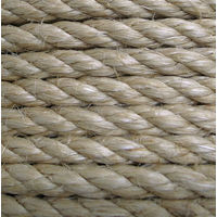 まつうら工業 麻(染めサイザル)ロープ 9mmΦX150m ドラム巻 ASA9-150-R 1巻