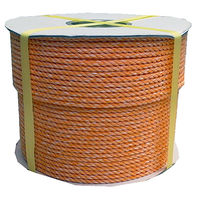 まつうら工業 クレポリ混撚ロープ 6mmΦX200m ドラム巻 KP6-200-R 1巻