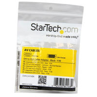 DVI（メス） - VGA（オス）変換コネクタ ブラック　DVIVGAFMBK　1個　StarTech.com（直送品）