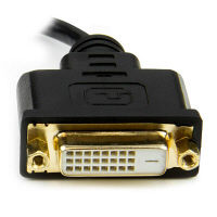 Mini HDMI - DVI-D 変換ケーブル 20cm　HDCDVIMF8IN　1個　StarTech.com（直送品）
