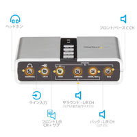 Startech.com 7.1ch対応USB接続外付けサウンドカード ICUSBAUDIO7D 1個