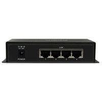 5ポートGbE対応スイッチングハブ 4ポートPoE給電対応　IES51000POE　1個　StarTech.com（直送品）