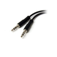 3.5mm 4極ミニジャック-3極ミニプラグ分岐ケーブル　MUYHSFMM　1個　StarTech.com