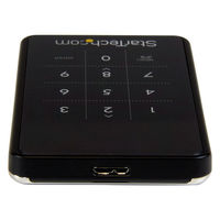 USB 3.0接続セキュリティ機能搭載HDDケース　S2510BU33PW　1個　StarTech.com（直送品）
