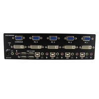 4ポート DVI & VGA対応USB接続KVMスイッチ　SV431DDVDUA　1個　StarTech.com（直送品）