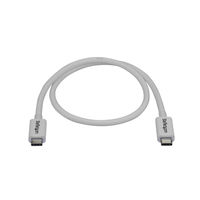 Thunderbolt 3ケーブル　50cm　5K　USB-C　TBLT34MM50CW　1個　StarTech.com