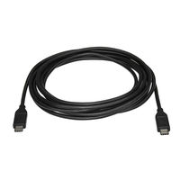 Startech.com USB-C - ケーブル 3m オス/オス USB 2.0準拠 USB2CC3M 1個