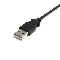 Startech.com 1.8m ミニUSB変換ケーブル miniUSB左向きL型ケーブル USB2HABM6LA 1個