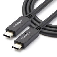 Startech.com USB-Cケーブル 1m 5A USB PD 10Gbps USB31C5C1M 1個