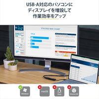 HDMI変換アダプタ USB-A[オス] ‐ HDMI[メス] USB3.0対応 1080p対応 ブラック USB32HDES 1個 StarTech.com