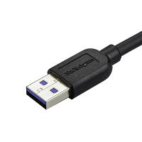 L型左向きMicro USB 3.0 スリムケーブル　2m　USB3AU2MLS　1個　StarTech.com（直送品）