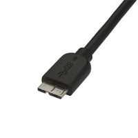 Startech.com Micro USB 3.0 スリムケーブル A(オス) - マイク USB3AUB15CMS 1個