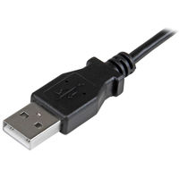 Startech.com 充電&同期用 Micro USB L型右向きケーブル 1m USBAUB1MRA 1個