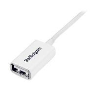Startech.com 3m ホワイトUSB2.0延長ケーブル オス/メス USBEXTPAA3MW 1個