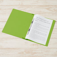 プラス 背補強フラットファイル リーフグリーン A4タテ 79434 1セット（30冊：10冊入×3袋）