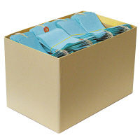 今村紙工 針金荷札 色布荷札 大 浅黄 1000枚箱入 NNL7（直送品）