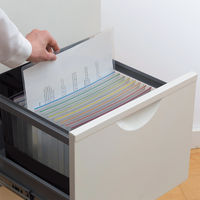 リヒトラブ ドキュメントボックス A4 12仕切り A5093 1個