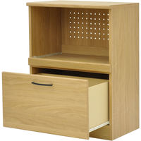 エイ・アイ・エス アブレスト レンジボード60 幅590×奥行400×高さ800mm ナチュラル ABR-603RB NA 1台（直送品）