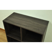 エイ・アイ・エス レコードラック ダークブラウン 幅733×奥行355×高さ733mm GTLP-002 DBR 1台（直送品）