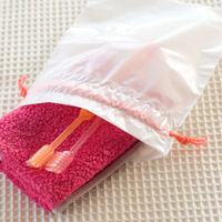 ヘッズ ミニ巾着袋M（ピンク紐） M-2NS 1セット（1000枚：50枚×20パック）（直送品）